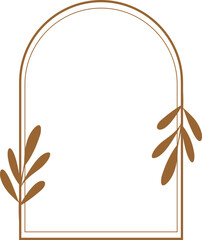 Monoline Floral Arch Frame