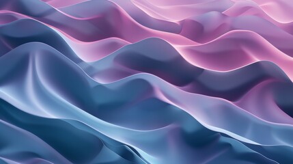 Obraz premium An artistic wavy background with layered waves and a blend of #03fcfc, #03fcca, and #03fc67 tones, giving a sense of depth and fluidity