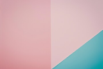 Obraz premium Serene Mockup Image of a Pastel Pink House on a Grey Surface, Ideal for Branding and Calm-Themed Promotions