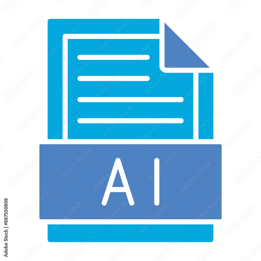 Poster Ai Icon