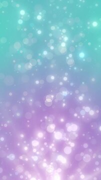 A Beautiful and Radiant Enchanted Sea of Light: Looping Background Animation Compatible with Vertical Screens