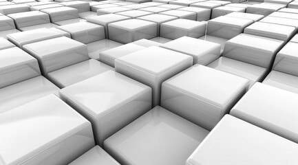 Fototapeta premium abstract 3d cubes