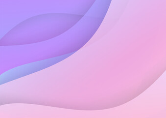 紫のポップなウェーブ背景