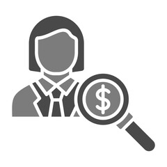 Female Auditor Icon