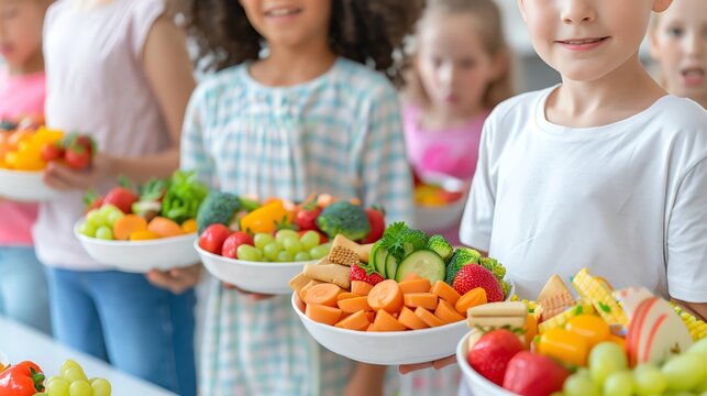 Youth participating in events while having nutritious snacks, Youth, Events, Nutrition