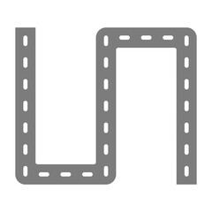 Fototapeta premium Road Icon