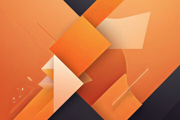 Abstract colorful orange curve background