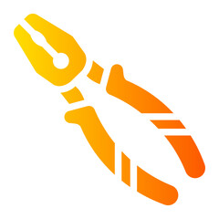 pliers Gradient icon