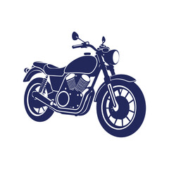 motorcycle silhouettes Clip art isolated vector illustration on a white background
