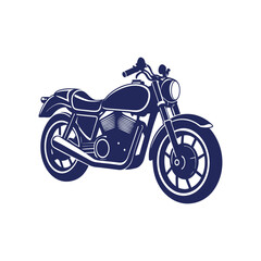Obraz premium motorcycle silhouettes Clip art isolated vector illustration on a white background