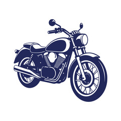 motorcycle silhouettes Clip art isolated vector illustration on a white background