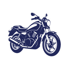 Fototapeta premium motorcycle silhouettes Clip art isolated vector illustration on a white background