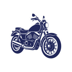 motorcycle silhouettes Clip art isolated vector illustration on a white background