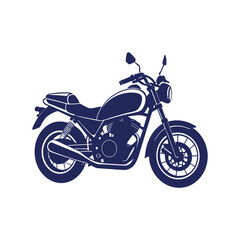 Fototapeta premium motorcycle silhouettes Clip art isolated vector illustration on a white background