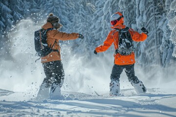 Winter Fun Snowball Fight