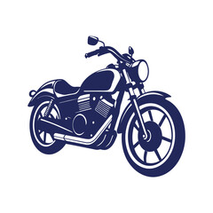 Obraz premium motorcycle silhouettes Clip art isolated vector illustration on a white background