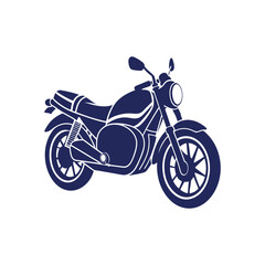 Obraz premium motorcycle silhouettes Clip art isolated vector illustration on a white background