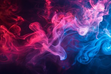 Fototapeta premium Colorful Abstract Smoke Background