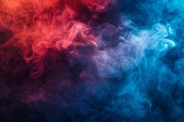 Obraz premium Colorful Swirling Smoke Abstract smoke