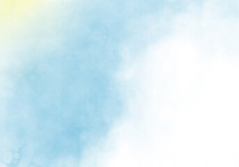 水彩風広い夏の空