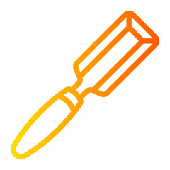 chisel Line Gradient Icon