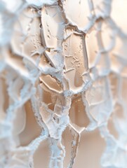 Close-Up of Textured Frosted Glass Elements Showcasing Sophisticated Modern Design