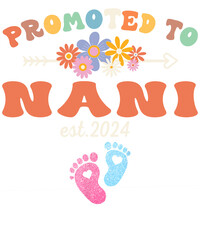 A colorful graphic design announcing the promotion to 