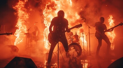 Metal rock band