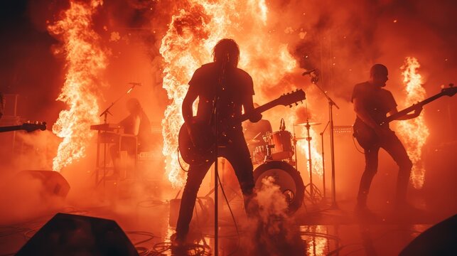 Metal rock band