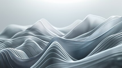 Obraz premium Geometric wave background. White and black.