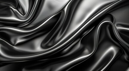 black satin fabric