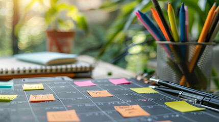 The bank holidays concept features a calendar marked with key dates, highlighting opportunities for scheduling financial planning and saving money