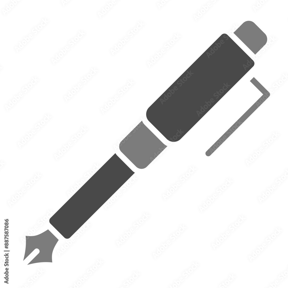 Canvas Prints Pen Icon