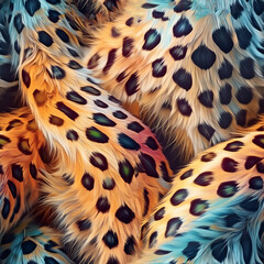 leopar skin,leopard and zebra texture pattern