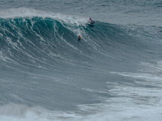 Big wave Surfing Nazare