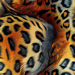 leopar skin,leopard and zebra texture pattern