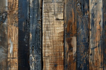 Sunlight filtering through a rustic wooden wall, Wood Background, reclaimed wood Wall Paneling texture, Ai generated