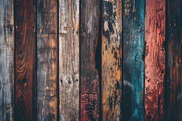 Sunlight streaming through a weathered wooden wall Ai generated