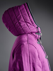 Historical fashion. Medieval knight cloth. Padded jacket gambeson.