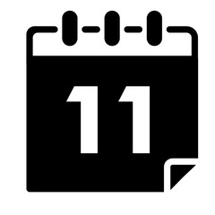 Calendar Glyph Icon 11