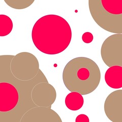 abstract background of colorful circles