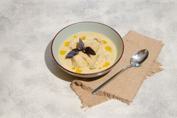 Traditional Georgian cold dish satsivi