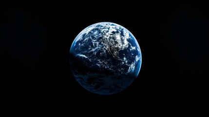 Fototapeta premium A close up of the Earth in space