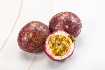Tropical exotic Maracuya Passion fruit