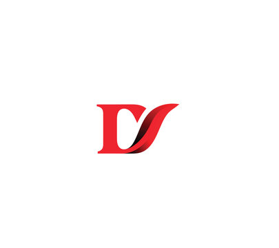 Letter D fox tail logo design idea for brand use. 
