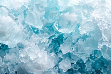 Fototapeta premium Ice Light Blue Pastel Backgrounds, blue abstract ice texture grunge background, A huge ice formation in a cold, icy setting, Ai generated