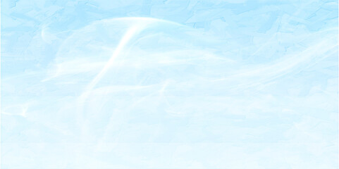 Fototapeta premium A clear blue sky with fluffy white clouds on a bright summer day