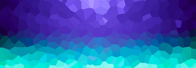 Obraz premium abstract purple cyan low poly amethyst geometrical mosaic pattern flat mineral crystal background banner