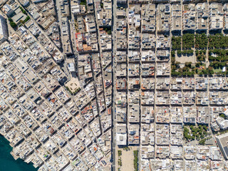 Fototapeta premium Aerial View of Polignano a Mare City, Puglia, Italy