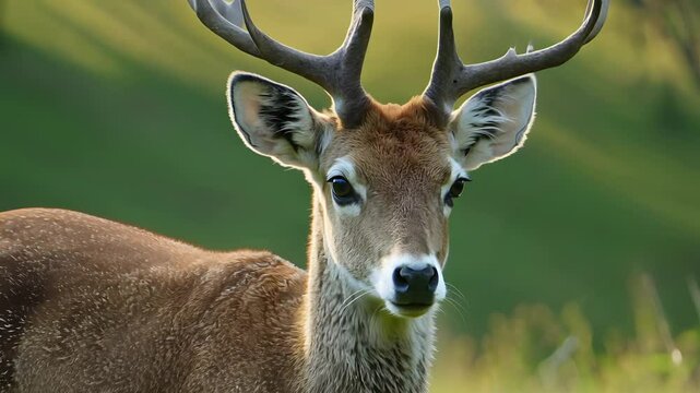 A deer in a field